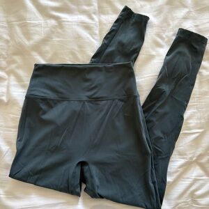 BuffBunny Blue Gray Athletic Leggings Size Medium